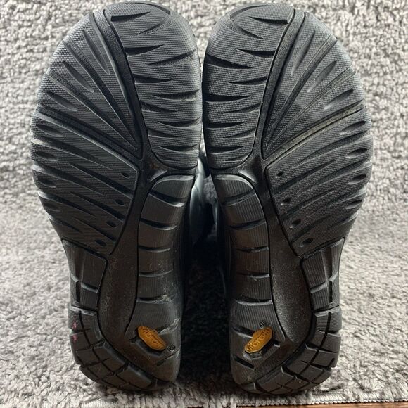 UGG Women's 10 Capstone Quilted Gray Fur Lined Tall Waterproof Winter Boot - Picture 6 of 7